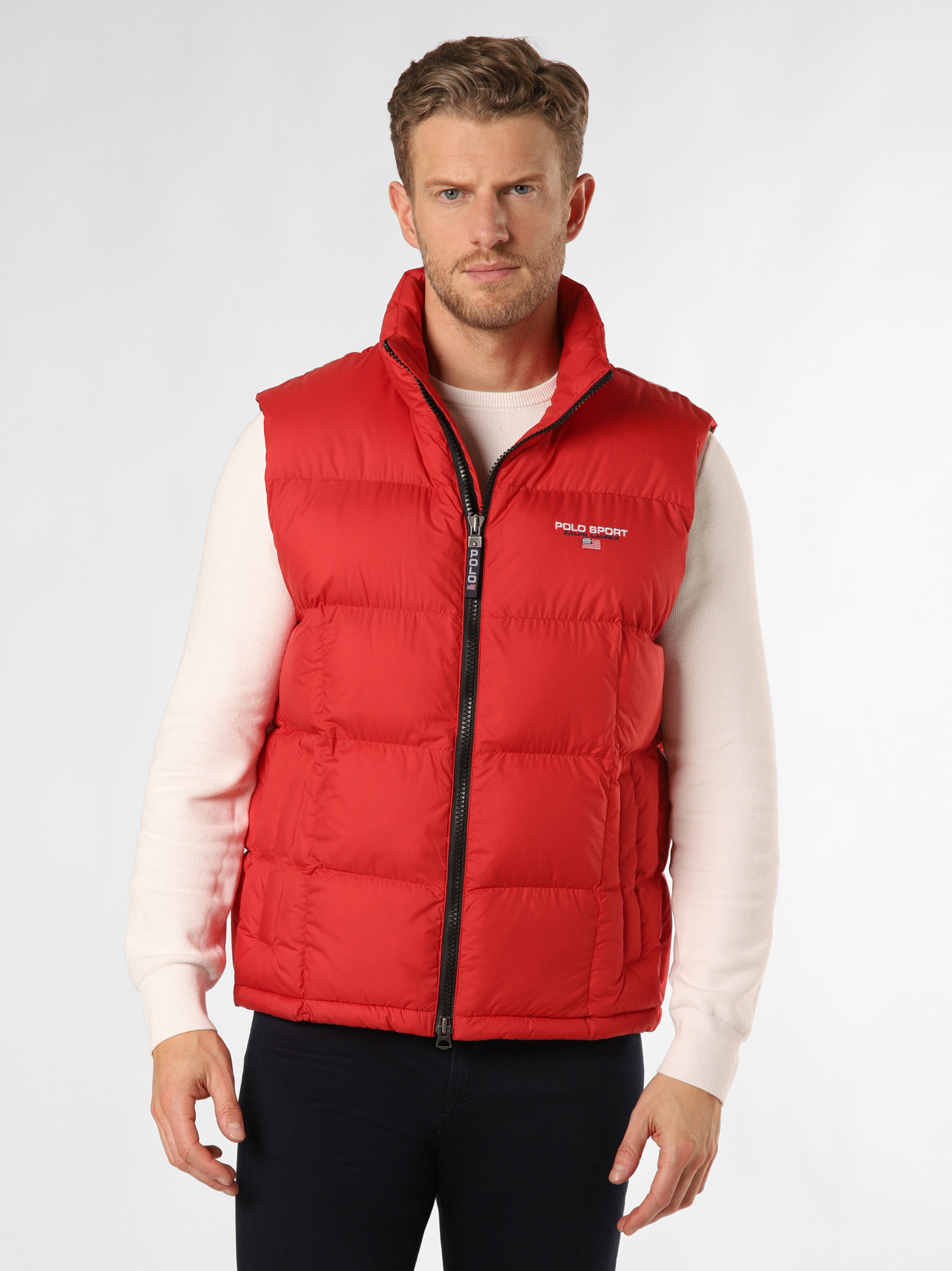 Gilet ralph lauren rouge deals