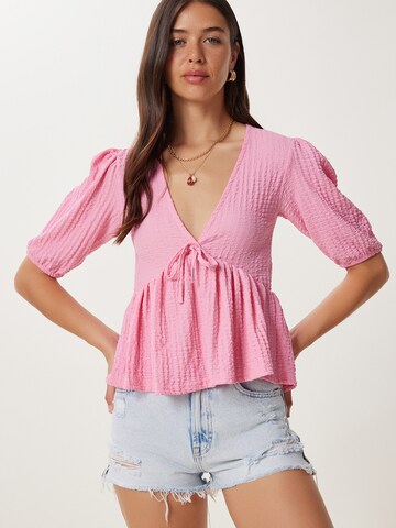 Happiness İstanbul Bluse in Pink