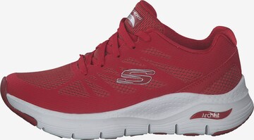 Baskets basses SKECHERS en rouge