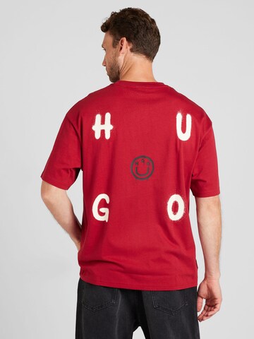 HUGO Shirt 'Nimayliti' in Red: front