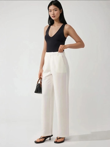 Hiccup Wide leg Trousers in White