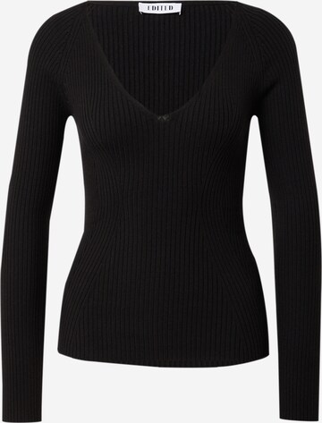 EDITED Sweater 'Umbrielle' in Black: front