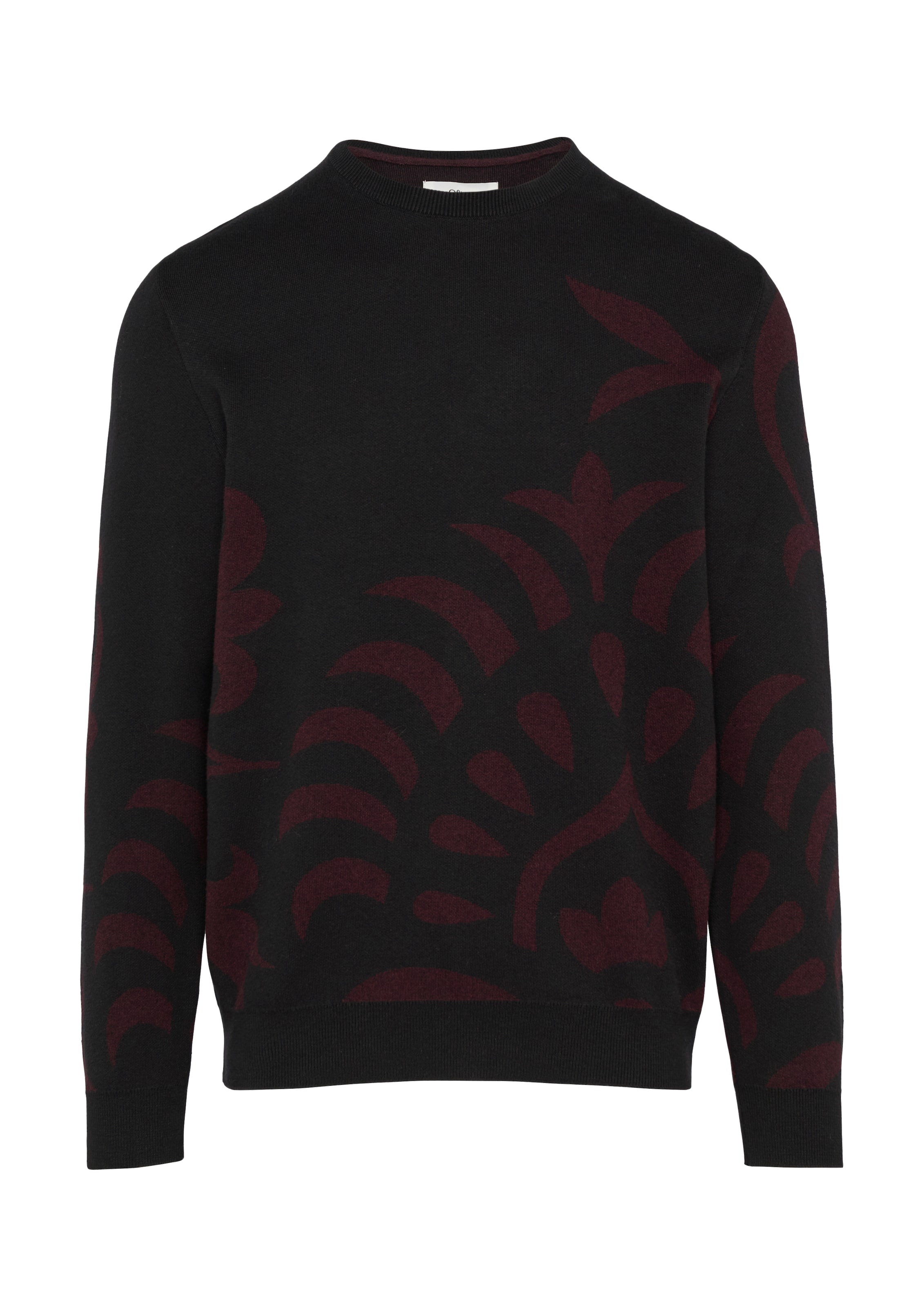 s.Oliver BLACK LABEL Trui in Zwart: voorkant