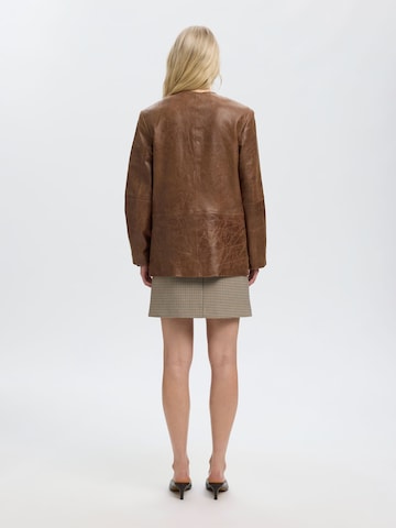 SELECTED - Chaqueta de entretiempo en marrón