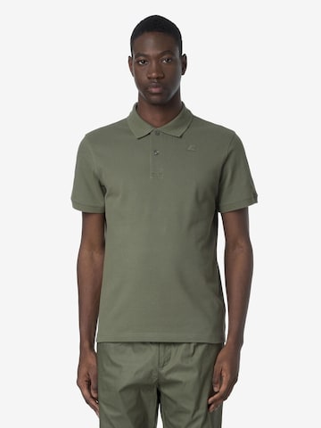 K-Way Shirt 'K-WAY AMEDEE PIQUE SLIM T-Shirt e Polo' in Groen