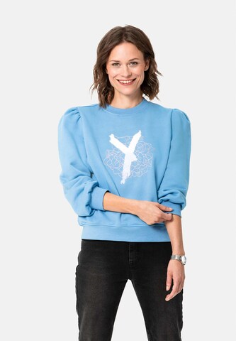 Suri Frey Sweatshirt ' Freyday ' in Blau: predná strana