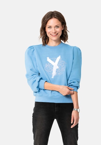 Suri Frey Sweatshirt ' Freyday ' in Blauw: voorkant