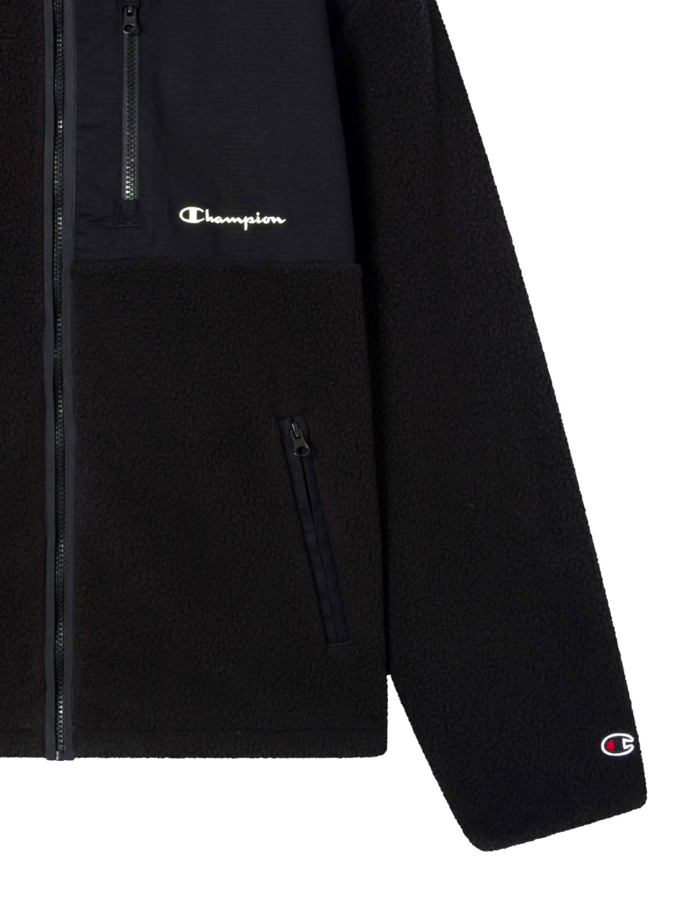 Giacca di pile di Champion Authentic Athletic Apparel in nero