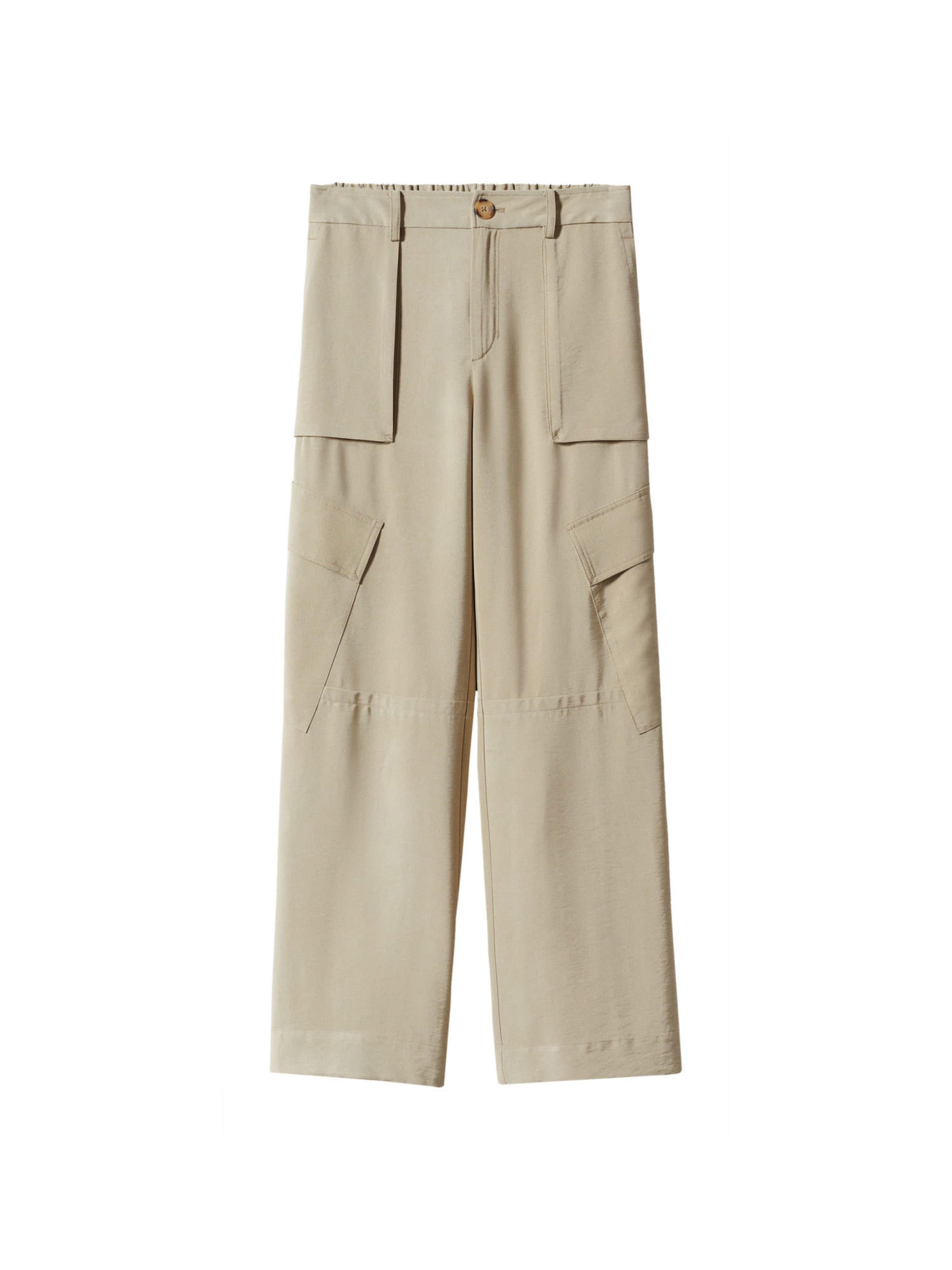 MANGO Normální Kapsáče ' BROWNIE' – šedá: přední strana