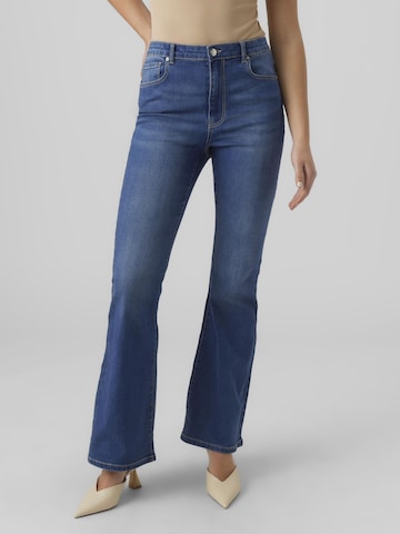 VERO MODA Flared Jeans 'SELINA' in Blue: front
