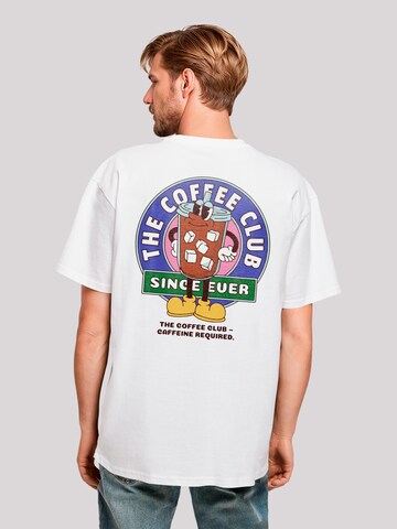 F4NT4STIC Shirt 'Coffee Club' in Wit