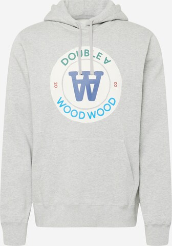 Sweat-shirt 'Ian' WOOD WOOD en gris : devant