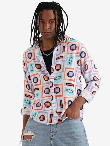 Campus Sutra Regular fit Button Up Shirt 'Easton' in Mixed colors: front