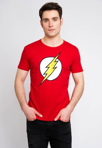 LOGOSHIRT Shirt 'Flash' in Red: front