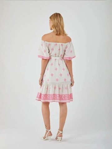 MixRay - Vestido de verão em branco