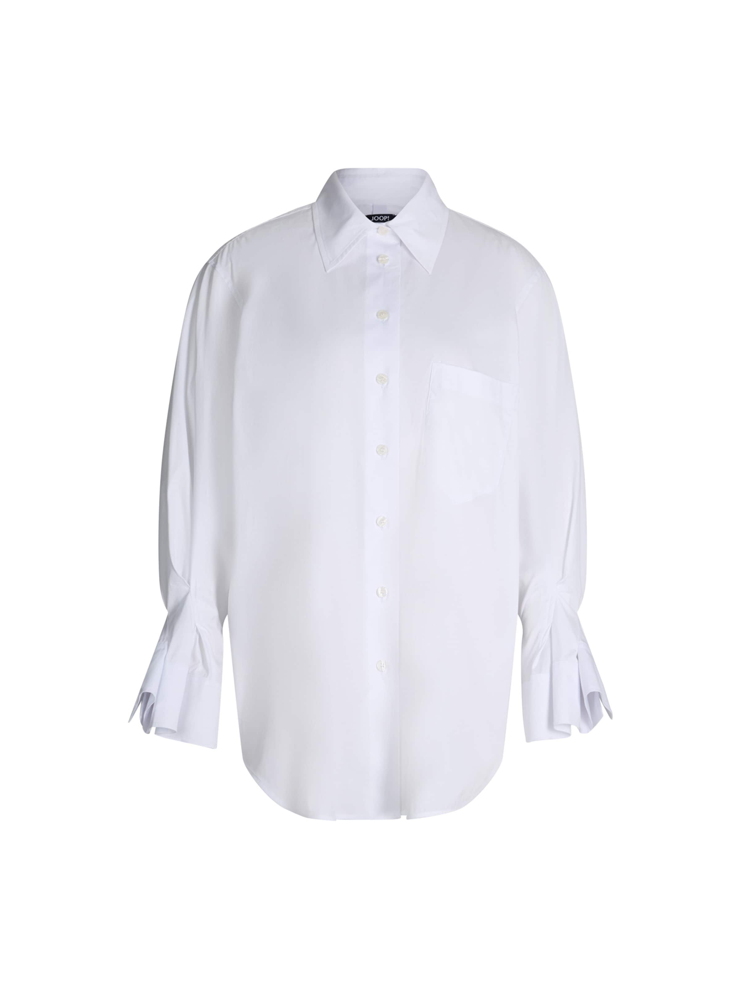 JOOP! Blouse 'Benice' in Wit: voorkant