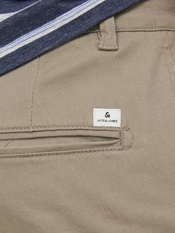 JACK & JONES Слим Брюки-чинос 'Macro Dave' в Бежевый