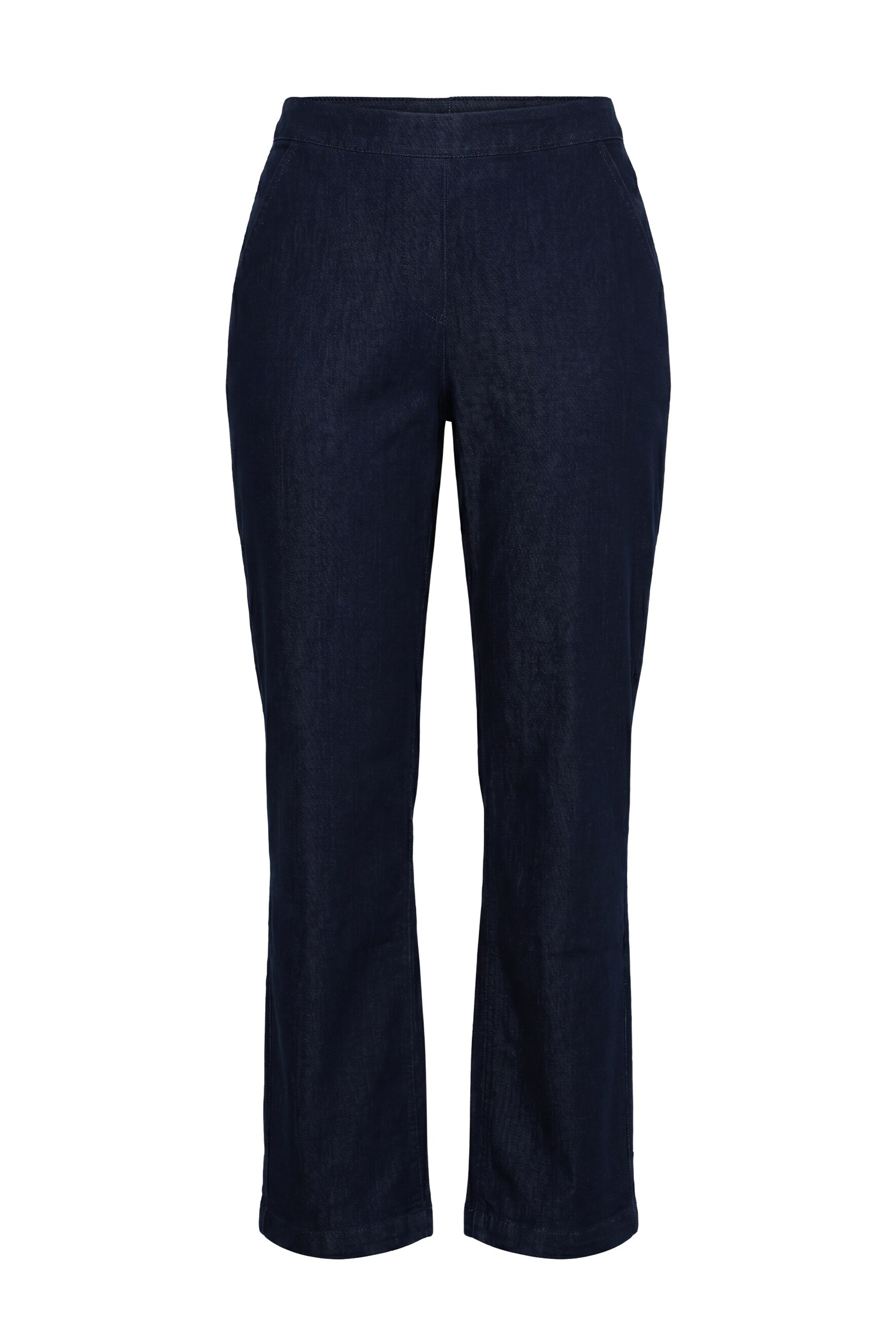 Ulla Popken Wide Leg Jeans in Blau: Vorderseite