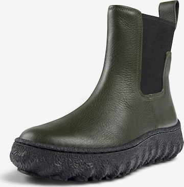 CAMPER Chelsea Boots 'Ground' in Green: front