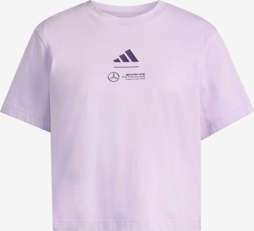 ADIDAS PERFORMANCETehnička sportska majica 'Mercedes - AMG Petronas Formula One Team' - ljubičasta boja: prednji dio