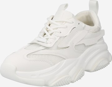 Sneaker bassa 'Posses' di STEVE MADDEN in bianco: frontale
