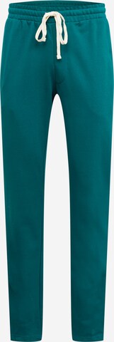 Urban Classics Regular Trousers in Green: front