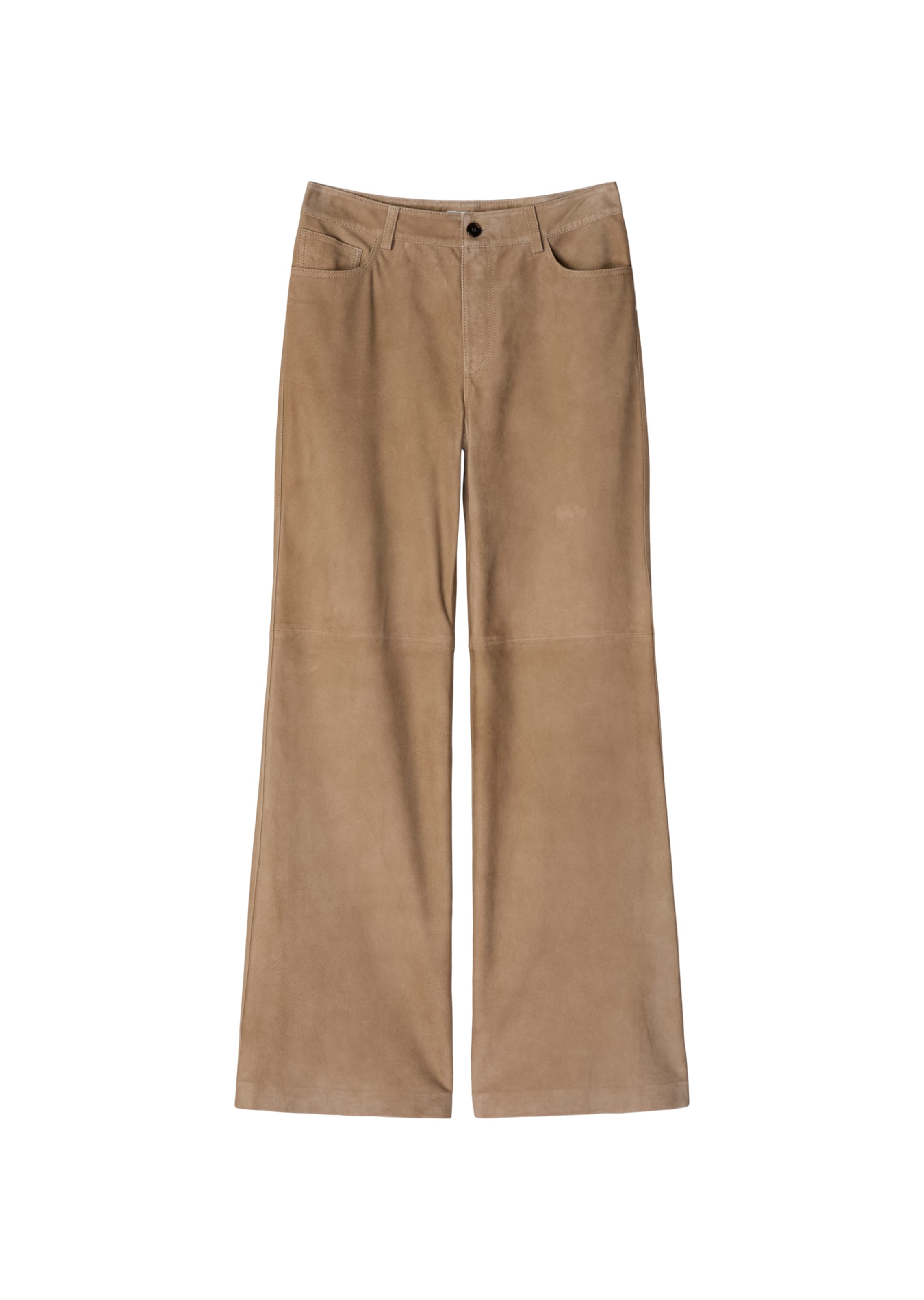 Marc O'Polo Wide leg Trousers in Brown: front