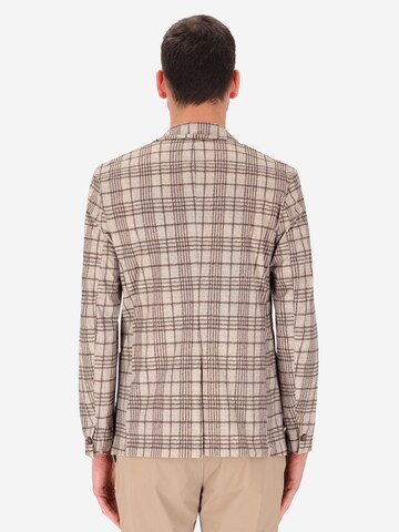 Distretto12 Regular Fit Sakko 'Ballart' in Braun