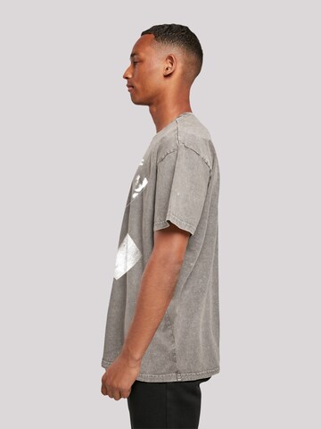 T-Shirt 'David Bowie Smoke' F4NT4STIC en gris