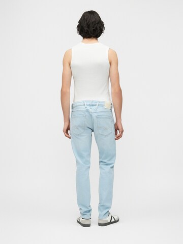 REPLAY Слим фит Дънки 'ANBASS' в синьо