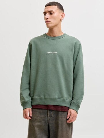 JACK & JONES Sweatshirt in Grün: Vorderseite