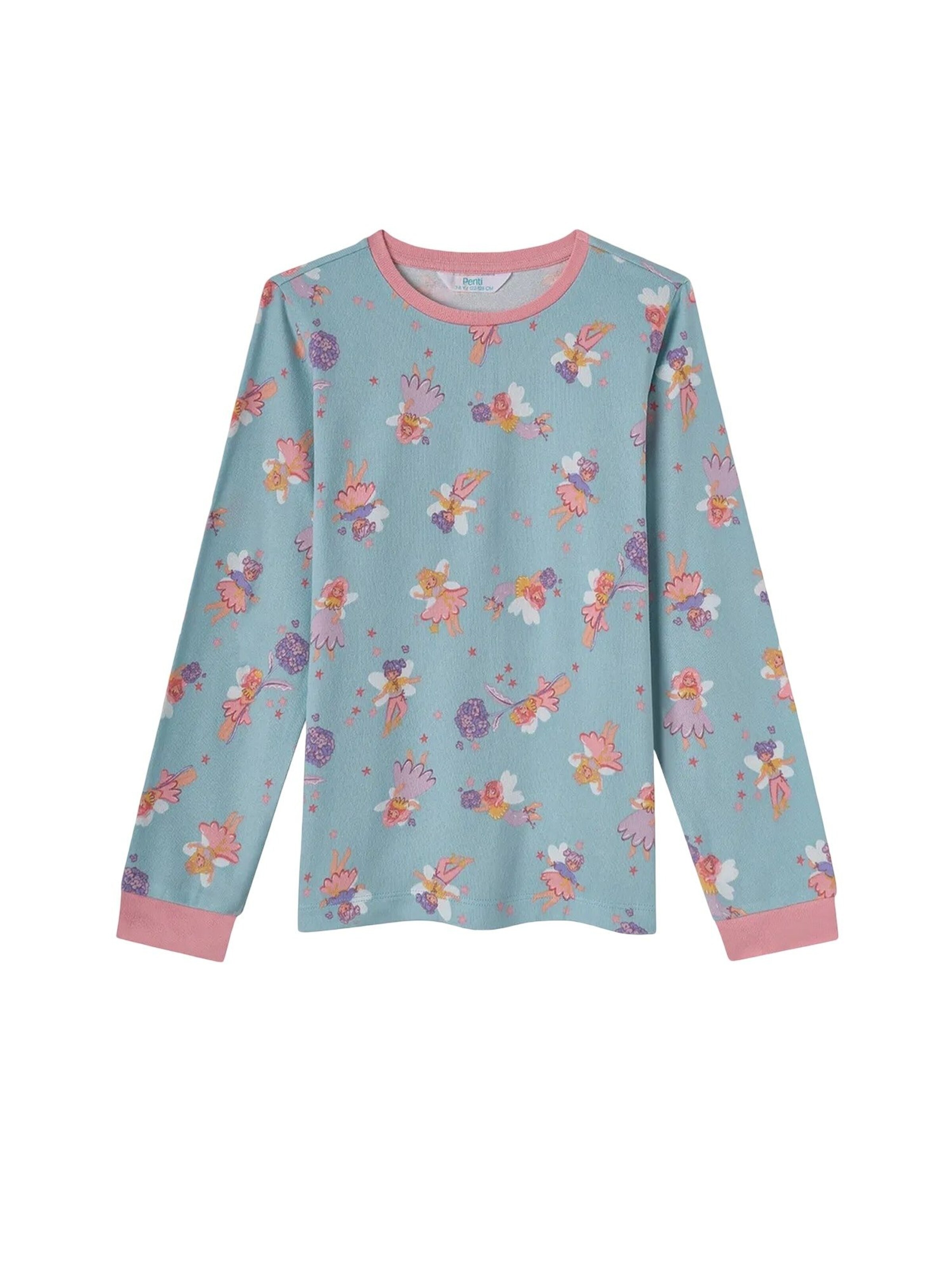 PentiPidžama set 'PENTI Mädchen-Pyjama-Set Fairy Bloom mit langen Ärmeln' - miks boja boja
