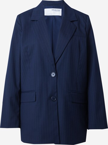 Blazer 'PENELOPE' SELECTED FEMME en bleu : devant