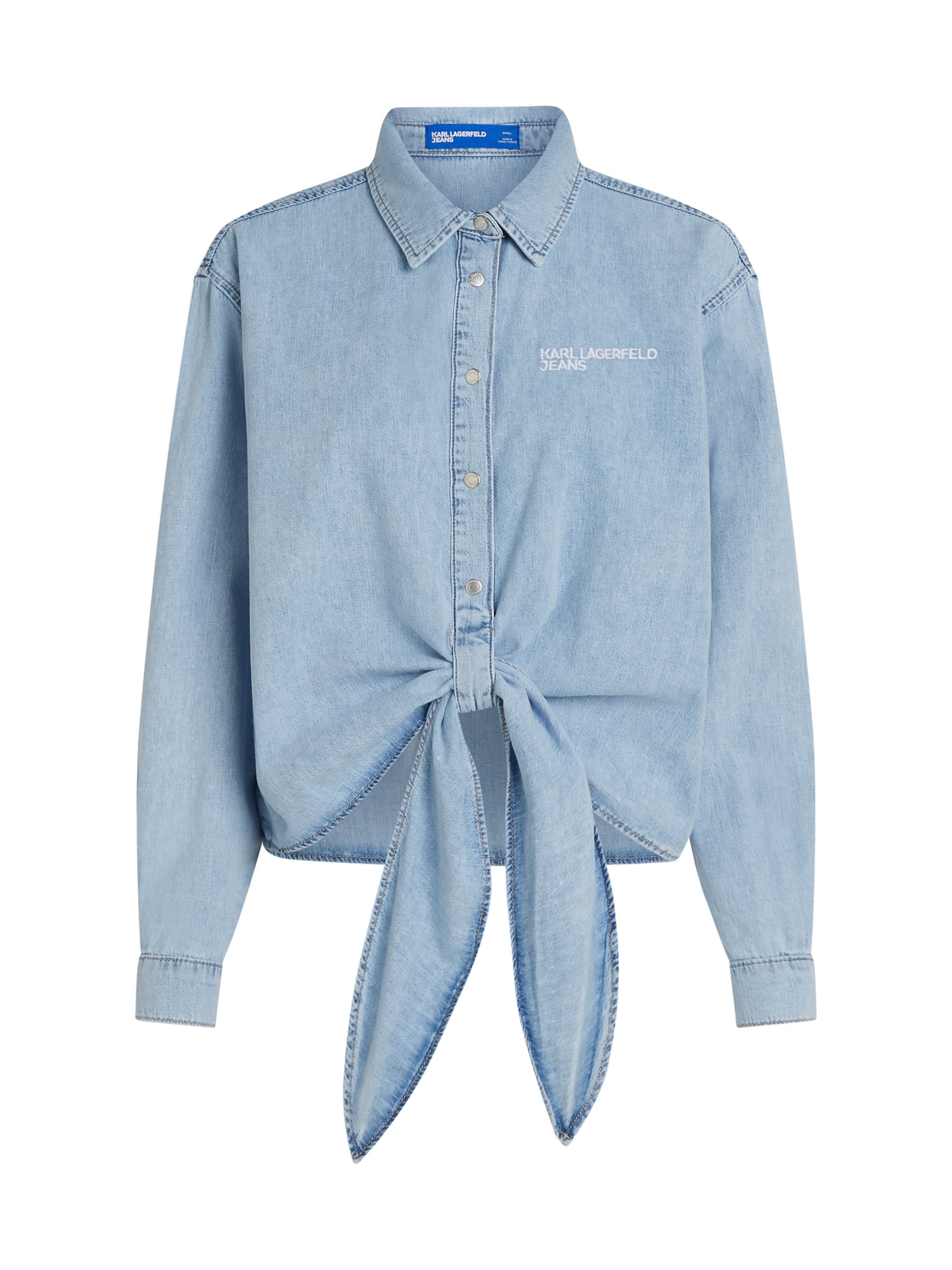KARL LAGERFELD JEANS Blouse in Blue: front