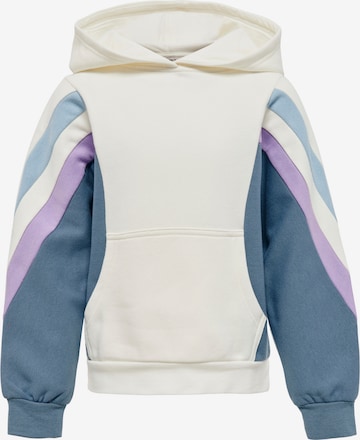 KIDS ONLY Sweatshirt 'Mira' in Weiß: predná strana