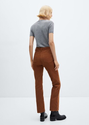 MANGO Loosefit Jeans 'Matildap' in Braun