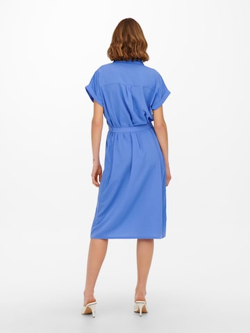 ONLY Košilové šaty 'Hannover' – modrá