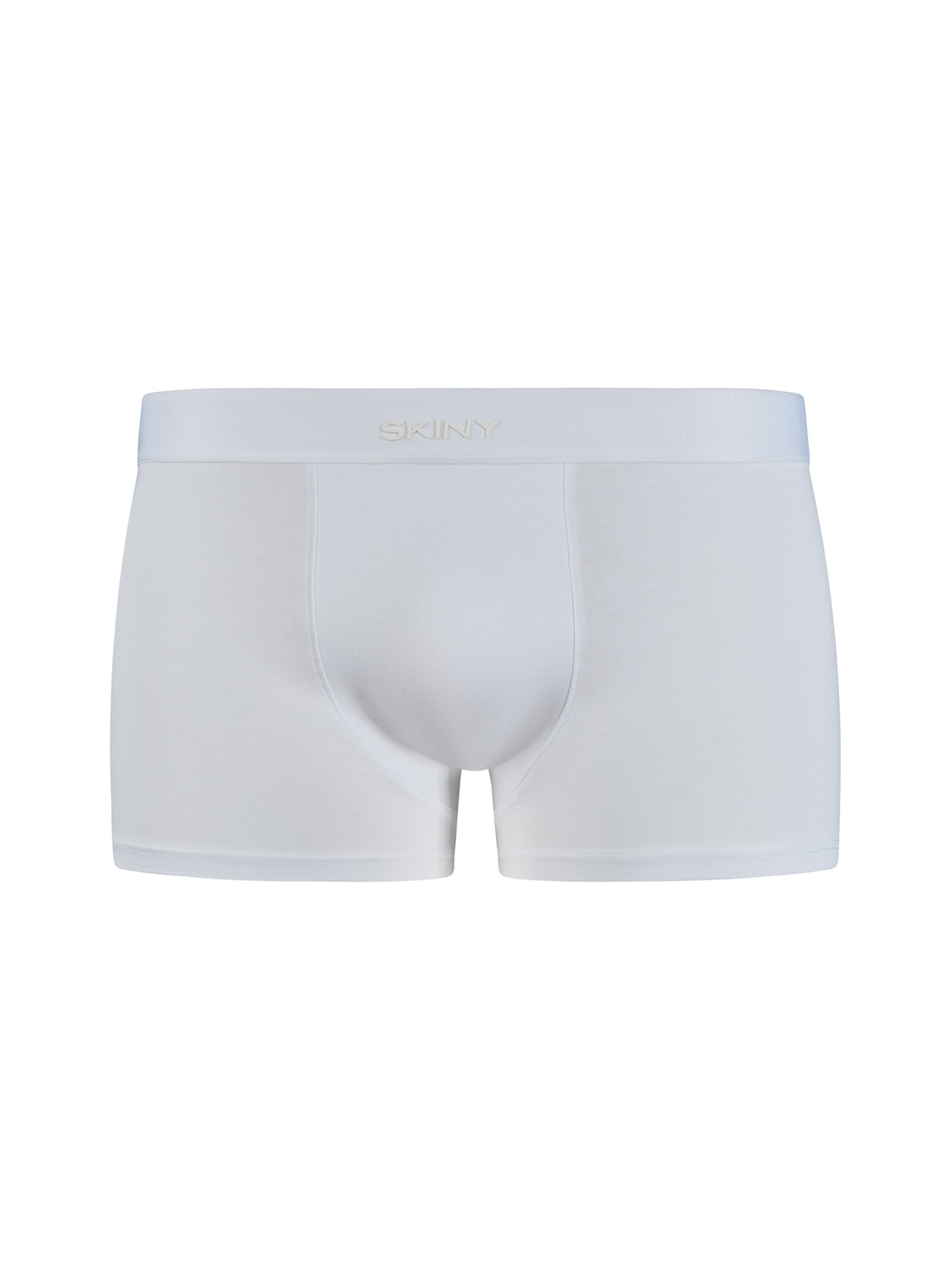 Boxeri de la Skiny pe alb: față