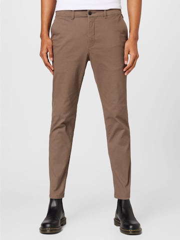 JACK & JONES Slimfit Chino nadrág 'MARCO DAVE' - barna: elől