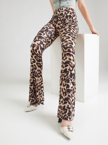 VILA Flared Leggings 'VILEOA' in Black: front