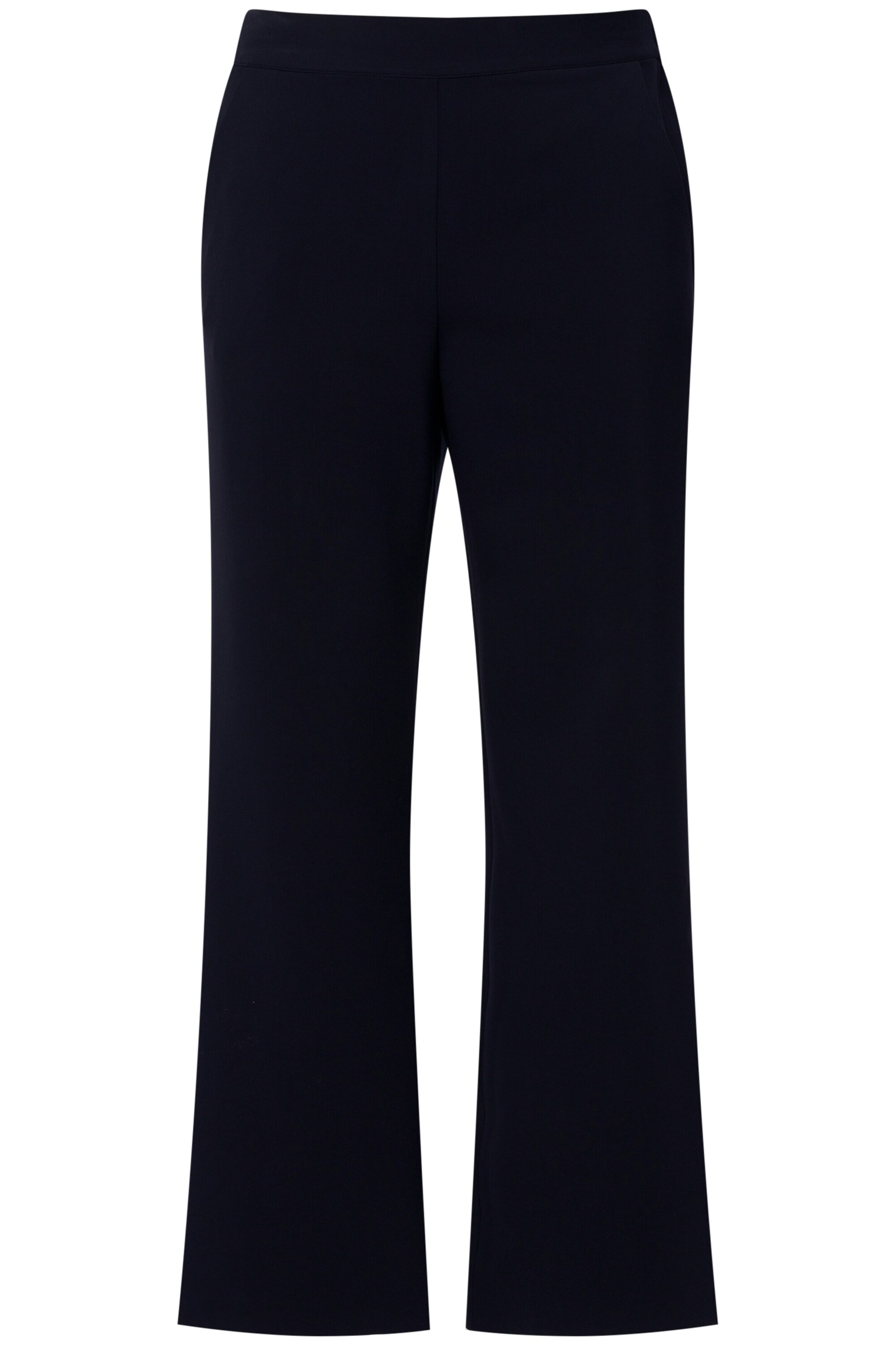 Ulla Popken Regular Hose in Schwarz: Vorderseite