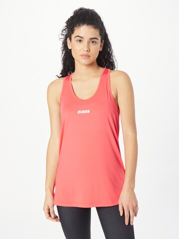 GUESS Sporttop in Roze: voorkant