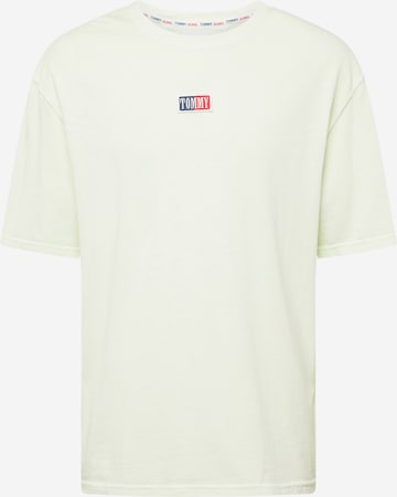 T-Shirt Tommy Jeans en vert : devant