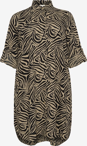 KAFFE CURVE Kleid 'Mille' in Beige: Vorderseite