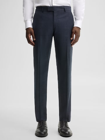Coupe slim Pantalon chino STRELLSON en bleu : devant