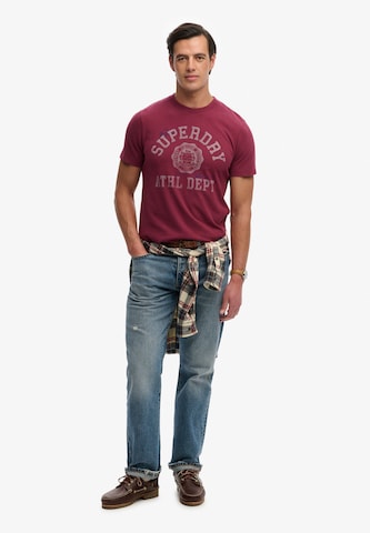 Superdry & Co Shirt 'Vintage Prep' in Rood