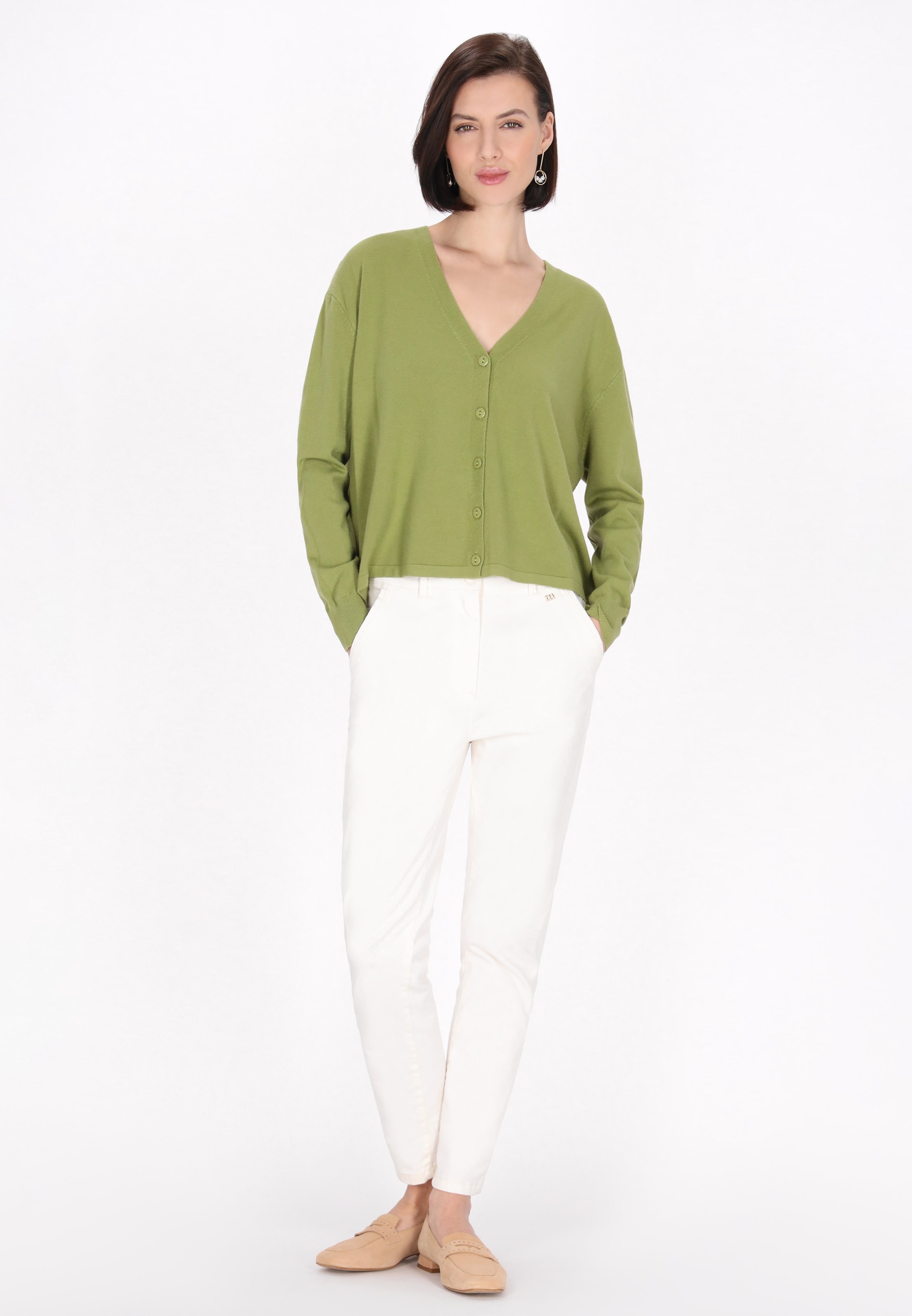 Cardigan FELIPA en vert