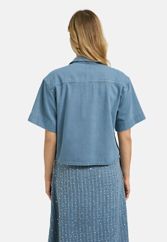Milano Italy Blouse in Blue