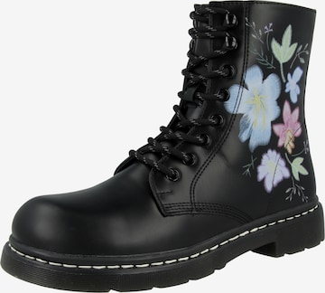 Dockers by Gerli Lace-Up Ankle Boots in Black: front