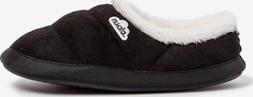 Pantoufle 'Classic Velvet' Nuvola. en noir : devant
